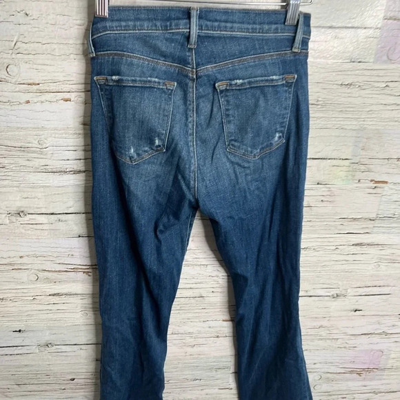 J Brand Brya Breathless distressed boot cut jeans distressed  raw hem size 26 - Picture 9 of 11